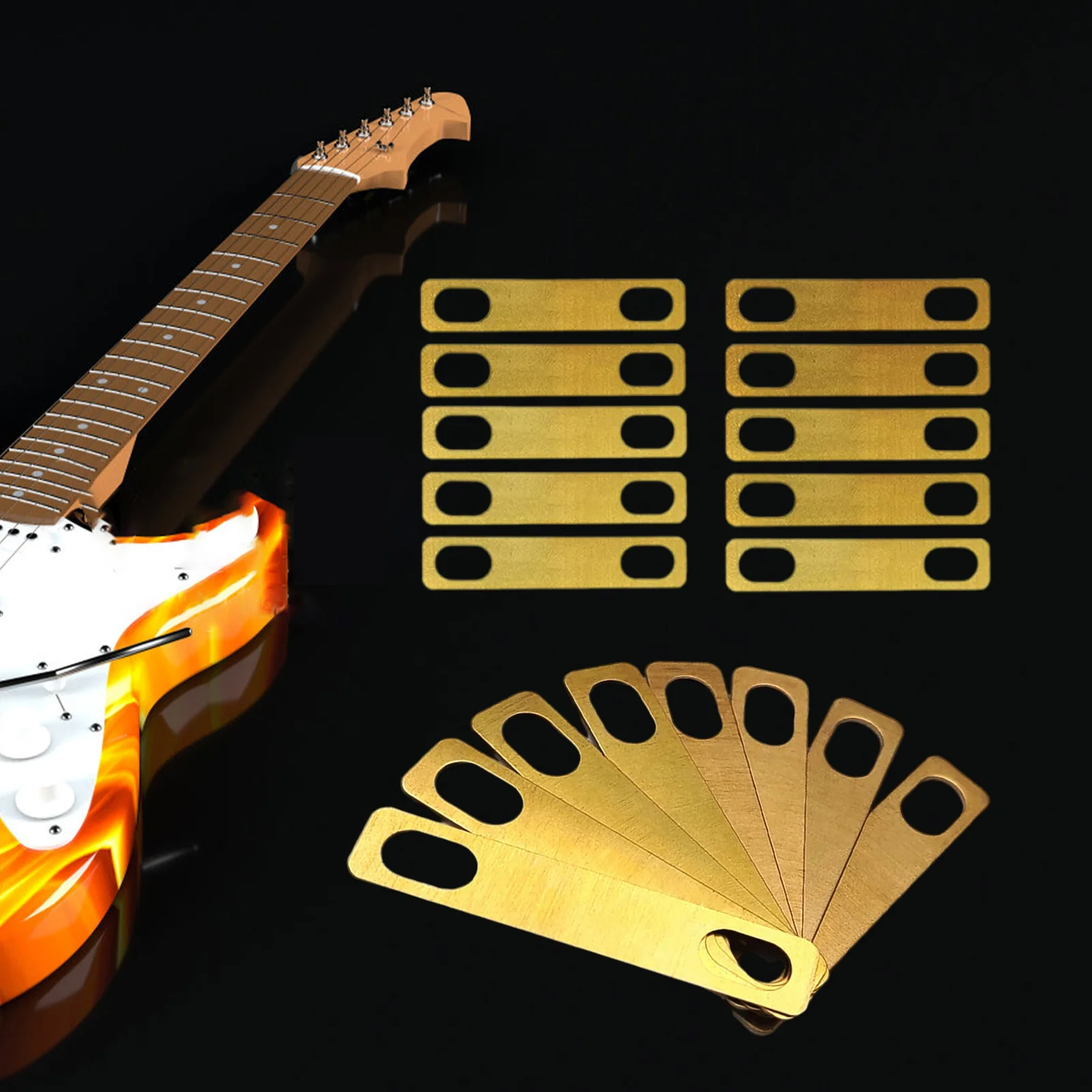 Guitar Neck Shims Electric Guitar Reinforcement Plates Electric Guitar Reinforcement Plates Square Shank Connection Plates 0.2mm
Guitar Neck Shims Electric Guitar Reinforcement Plates Electric Guitar Reinforcement Plates Square Shank Connection Plates 0.2mm