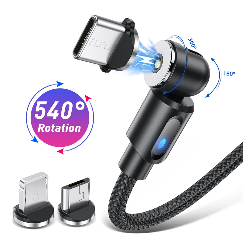 Lovebay Magnetic Cable USB Type C Cable 2.4A 540 Rotate Micro Charger 0.5M 1M 2M Charging Cable For iPhone 13 12 Xiaomi Huawei
Lovebay Magnetic Cable USB Type C Cable 2.4A 540 Rotate Micro Charger 0.5M 1M 2M Charging Cable For iPhone 13 12 Xiaomi Huawei