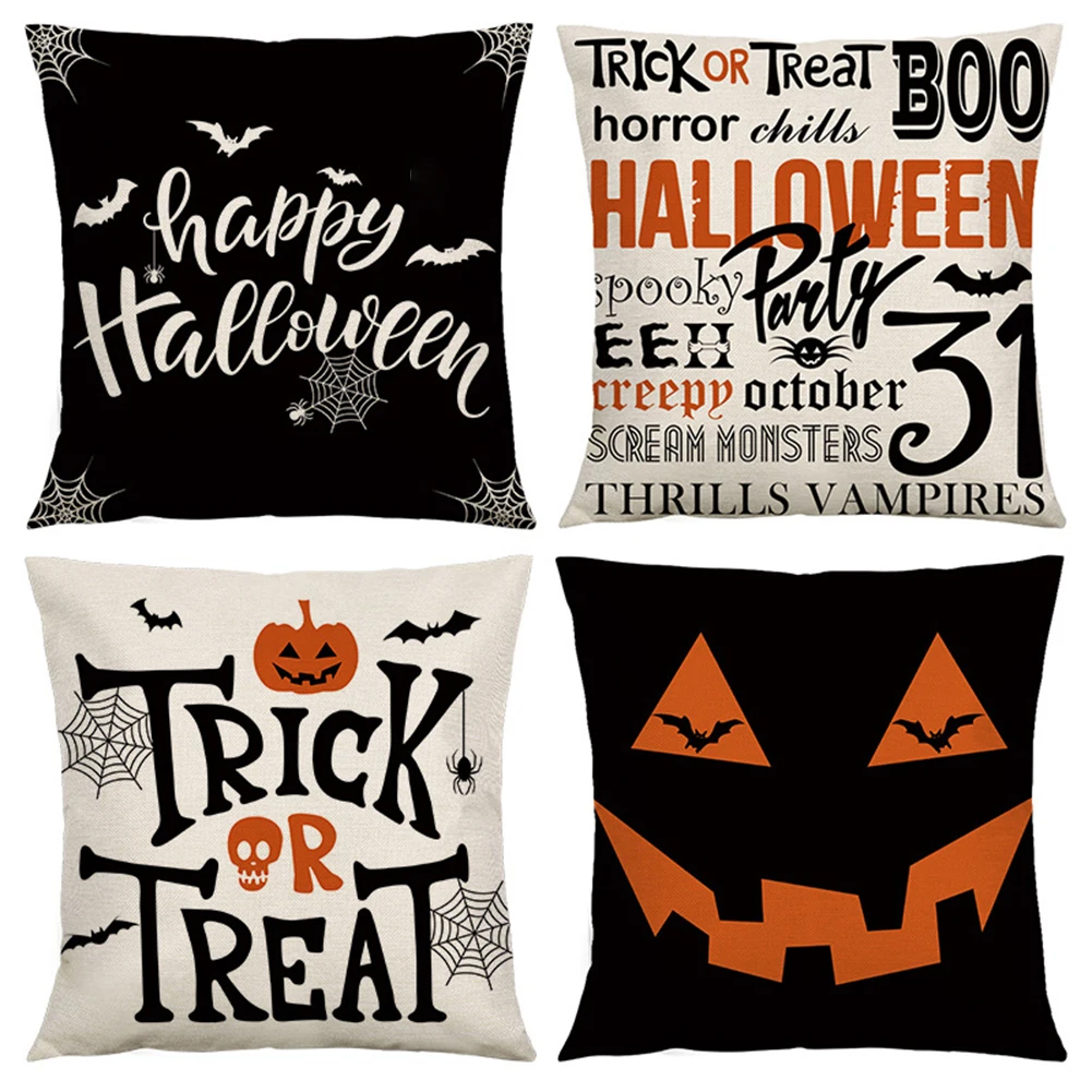 18\" Halloween Pumpkin Ghost Cushion Cover Replacement Pillow Case Cute CartoonCartoon Cushion Cover Pillow Case Sofa Home Decor
18\" Halloween Pumpkin Ghost Cushion Cover Replacement Pillow Case Cute CartoonCartoon Cushion Cover Pillow Case Sofa Home Decor