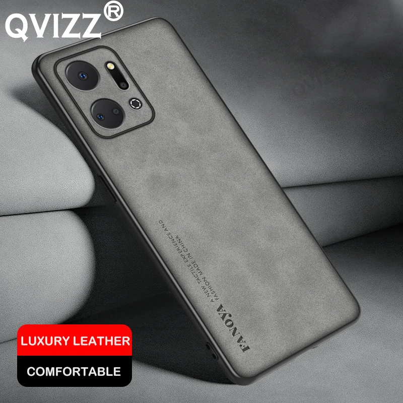 Luxury Leather Case for Huawei Honor X7a Armor Shockproof Soft Silicone Edges Hard Full Coverage Camera Phone Cover for HonorX7a
Luxury Leather Case for Huawei Honor X7a Armor Shockproof Soft Silicone Edges Hard Full Coverage Camera Phone Cover for HonorX7a