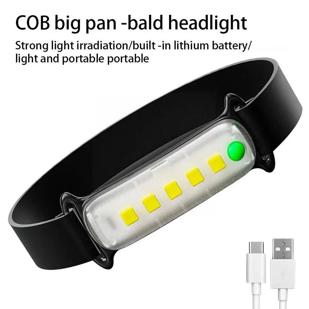 Налобный фонарь с COB матрицей, сильный водонепроницаемый Головной фонарь с зарядкой через USB, 3 режима, для кемпинга, походов, рыбалки, E7P2
Налобный фонарь с COB матрицей, сильный водонепроницаемый Головной фонарь с зарядкой через USB, 3 режима, для кемпинга, походов, рыбалки, E7P2