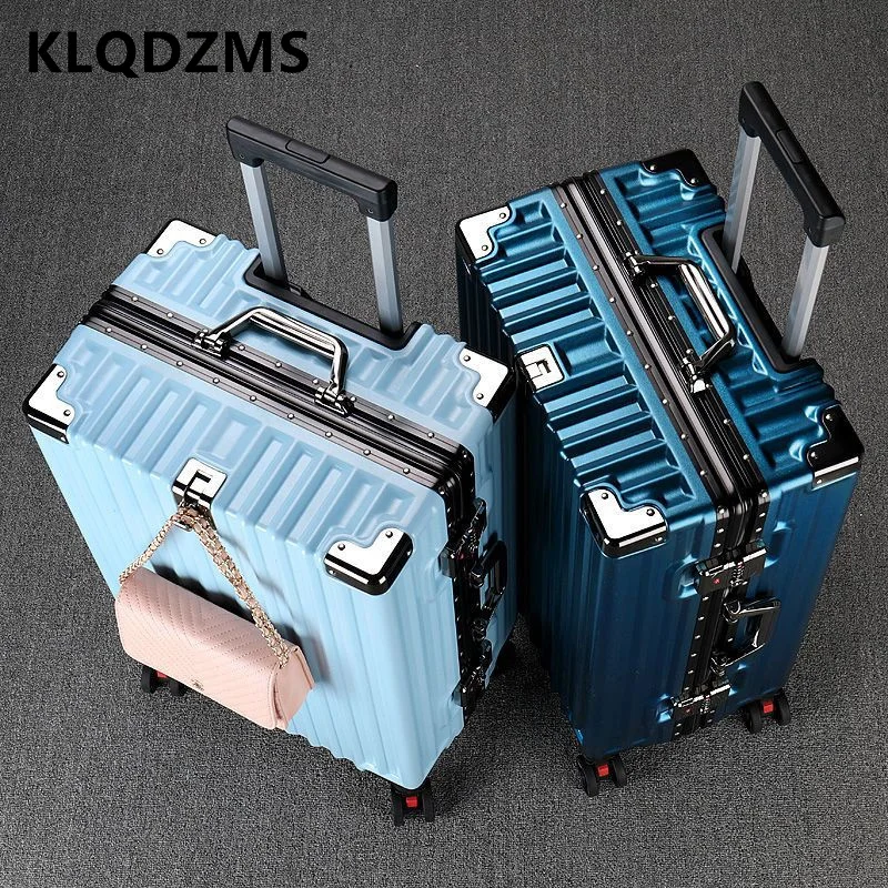 Новый чемодан KLQDZMS 20 дюймов, 22 дюйма, 24 дюйма, 26 дюймов, 28 дюймов, алюминиевая рамка, троллейка, стандартный ящик для посадки, прочный и долговечный чемодан на колесах
Новый чемодан KLQDZMS 20 дюймов, 22 дюйма, 24 дюйма, 26 дюймов, 28 дюймов, алюминиевая рамка, троллейка, стандартный ящик для посадки, прочный и долговечный чемодан на колесах