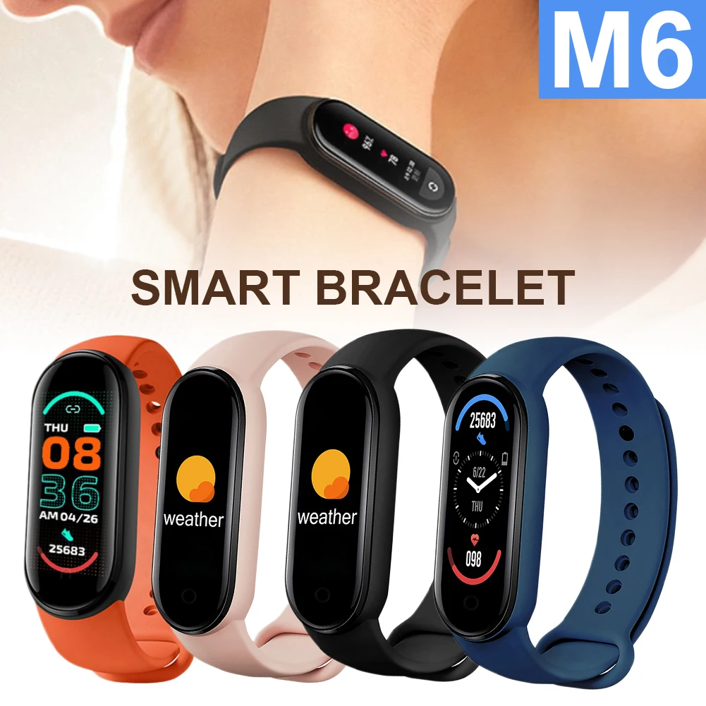 Newest M6 Smart Watch Replaceable Wristband Sports Bracelet Sport Smart Watch Strap Wrist Bands For Fitness Bracelet Hot Sale
Newest M6 Smart Watch Replaceable Wristband Sports Bracelet Sport Smart Watch Strap Wrist Bands For Fitness Bracelet Hot Sale