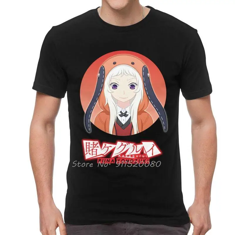 Runa Yomozuki Kakegurui Tshirt Men Cotton T Shirts Short Sleeve Anime Compulsive Gambler T-shirt Gift Harajuku Streetwear tees
Runa Yomozuki Kakegurui Tshirt Men Cotton T Shirts Short Sleeve Anime Compulsive Gambler T-shirt Gift Harajuku Streetwear tees