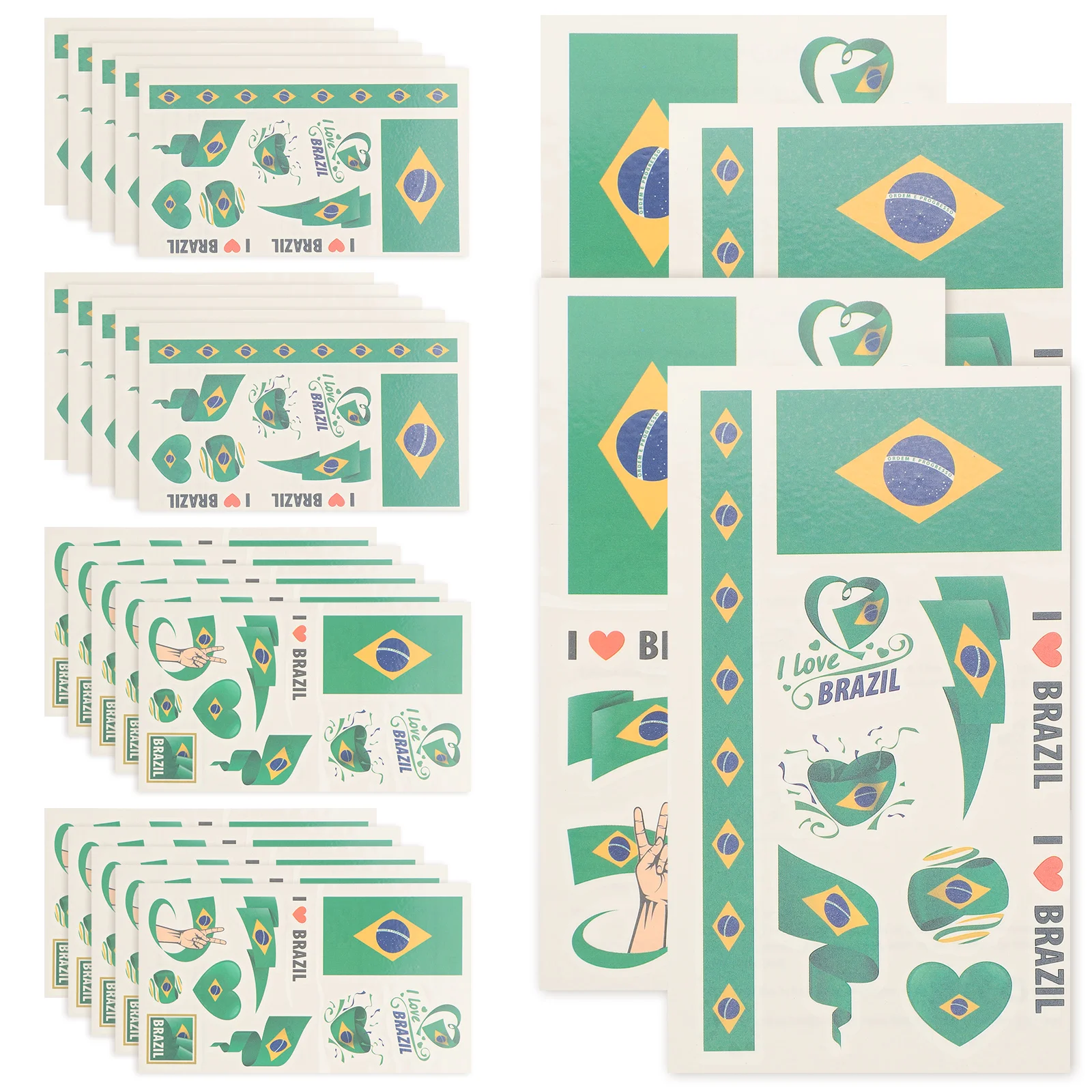 24 Pcs Accessories Flag Stickers Adhesive Soccer National Paper Football Cheering
24 Pcs Accessories Flag Stickers Adhesive Soccer National Paper Football Cheering