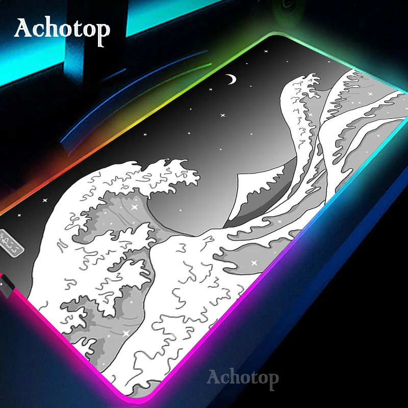 Great Wave Off Art Large Size RGB Mouse Pad Natural Rubber PC Computer Gaming LED Lighting Mousepad Locking Edge Desk Mat XXL
Great Wave Off Art Large Size RGB Mouse Pad Natural Rubber PC Computer Gaming LED Lighting Mousepad Locking Edge Desk Mat XXL