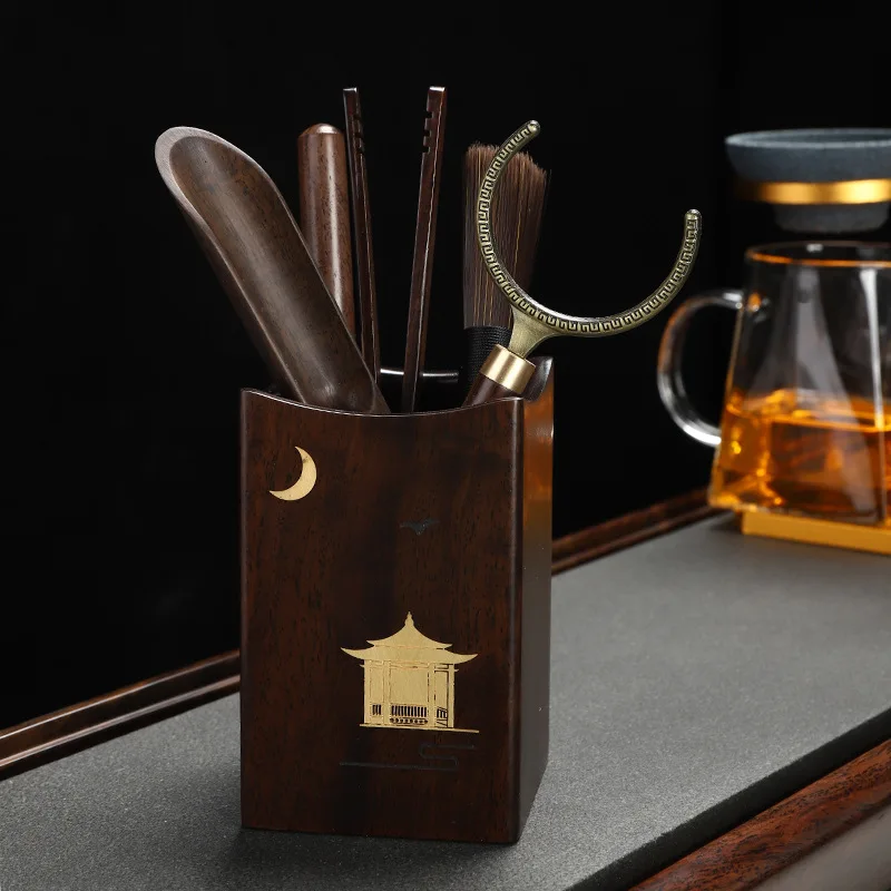 New Tea Utensils Solid Wood Six Items Set Blackwood Zero With Tea Tweezer Tea Table Ornaments Gathering
New Tea Utensils Solid Wood Six Items Set Blackwood Zero With Tea Tweezer Tea Table Ornaments Gathering