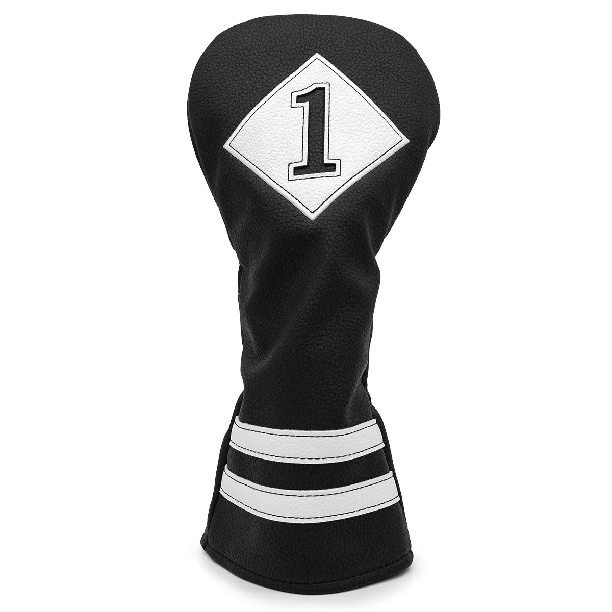 

Golf Club Headcovers for Driver #1 #3 #5 Wood Head covers Skulls Design Driver Fairway Hybrid Woods Headcover Black PU