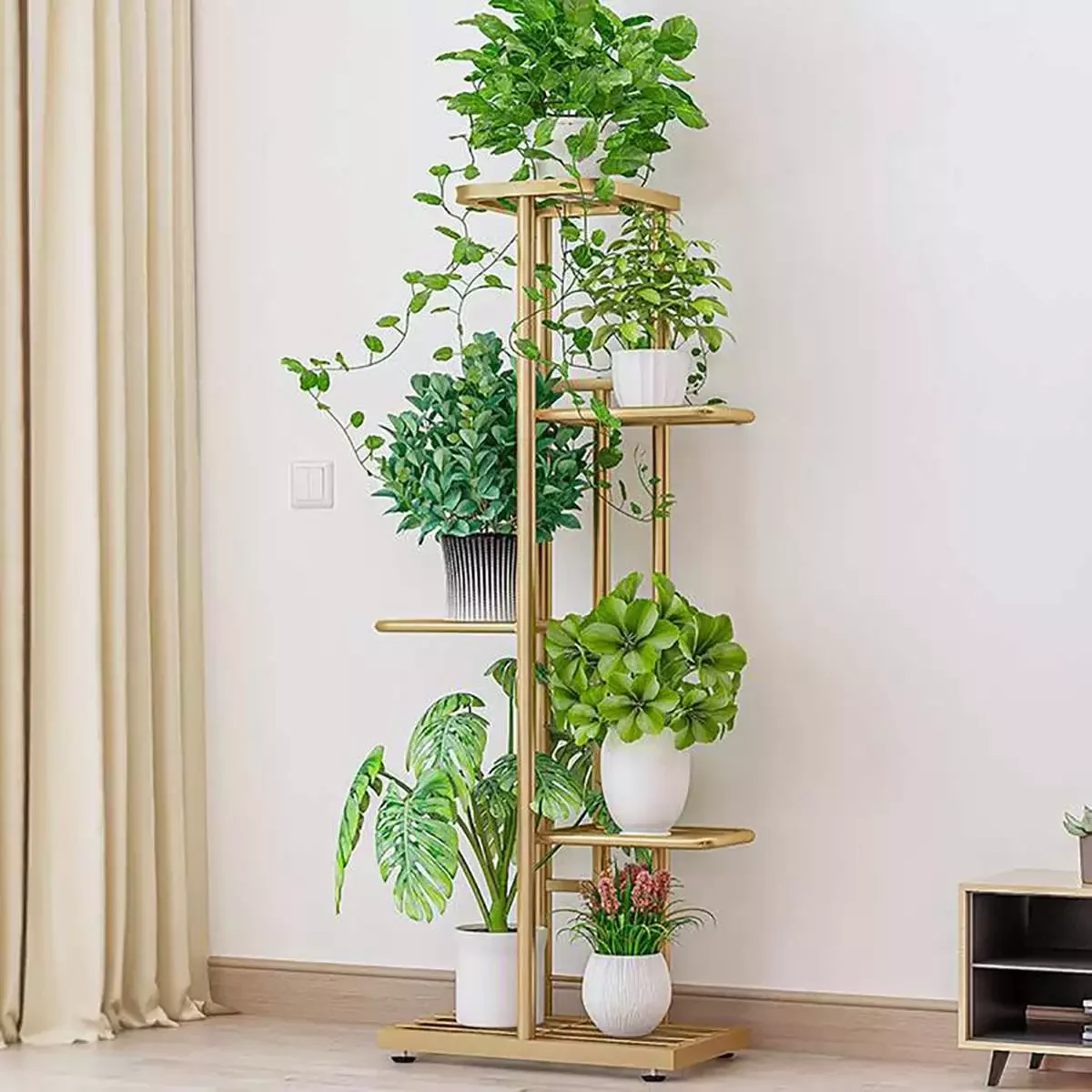 2023 5 Layers Iron Flower Stand Pots Tray Plant Shelves Planter Display Rack Storage Holder Shelf Home Balcony Garden Decoration
2023 5 Layers Iron Flower Stand Pots Tray Plant Shelves Planter Display Rack Storage Holder Shelf Home Balcony Garden Decoration