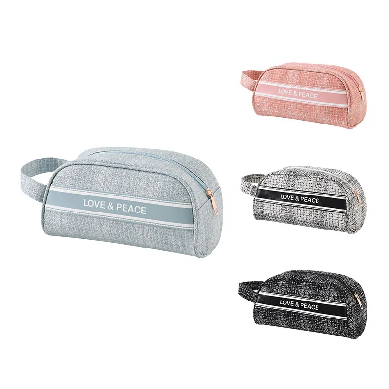 Fashion Women's Canvas Cosmetic Bag, Portable Travel Zipper Washing Pouch, Toiletries Storage Bag
Fashion Women's Canvas Cosmetic Bag, Portable Travel Zipper Washing Pouch, Toiletries Storage Bag
