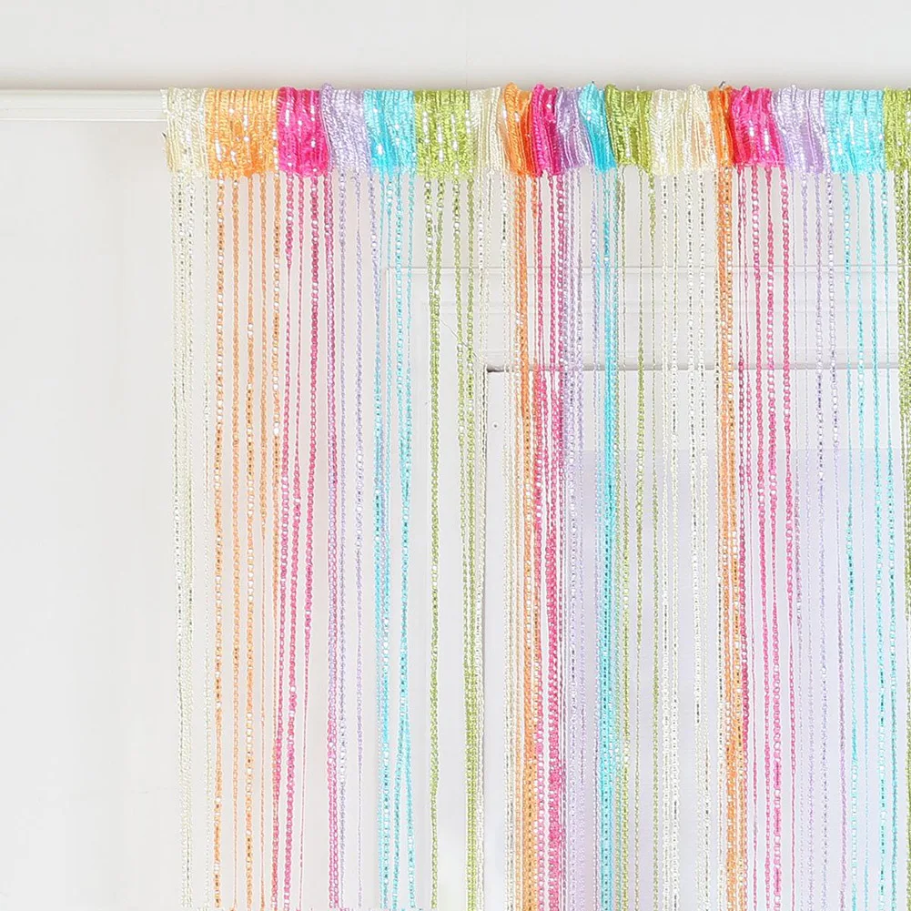 Door String Curtain Shiny Tassel Line Door Window Curtain Multicolor Valance Divider Decorative For Party Bedroom Wedding Decor
Door String Curtain Shiny Tassel Line Door Window Curtain Multicolor Valance Divider Decorative For Party Bedroom Wedding Decor