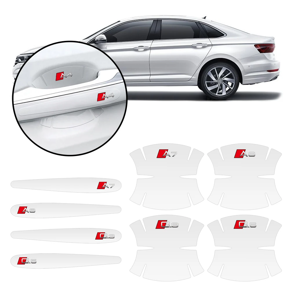 4/8 шт., прозрачные защитные наклейки на дверную ручку автомобиля Audi RS S Line TT A2 A4 A5 A3 A7 Q3 Q5 Q7 Q2 Q8 A6
4/8 шт., прозрачные защитные наклейки на дверную ручку автомобиля Audi RS S Line TT A2 A4 A5 A3 A7 Q3 Q5 Q7 Q2 Q8 A6