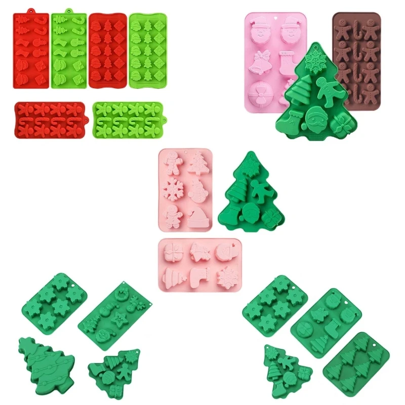 Creative Chocolate Moulds Christmas Series Baking Gadget Cake Baking Accessories 
Creative Chocolate Moulds Christmas Series Baking Gadget Cake Baking Accessories