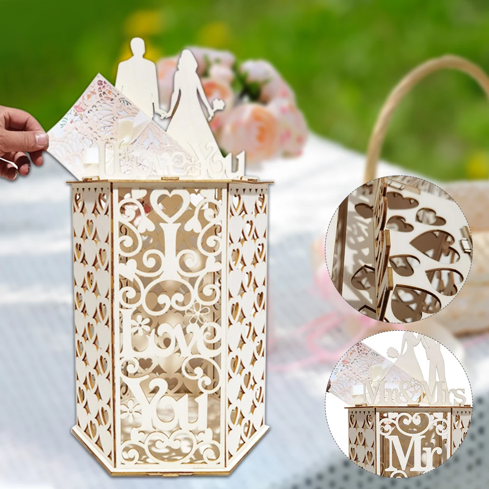 Wedding Card Boxes Wedding Supplies DIY Couple Deer Bird Flower Pattern Grid Business Card Wooden Box Accessories
Wedding Card Boxes Wedding Supplies DIY Couple Deer Bird Flower Pattern Grid Business Card Wooden Box Accessories
