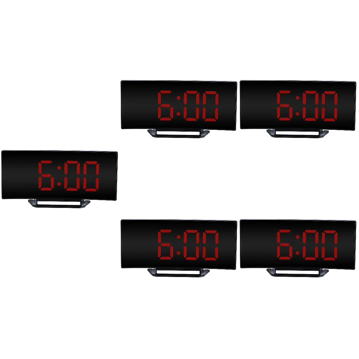 5 Sets of Mirror Surface Digital Alarm Clock LED Alarm Clock Indoor Digital Clock
5 Sets of Mirror Surface Digital Alarm Clock LED Alarm Clock Indoor Digital Clock