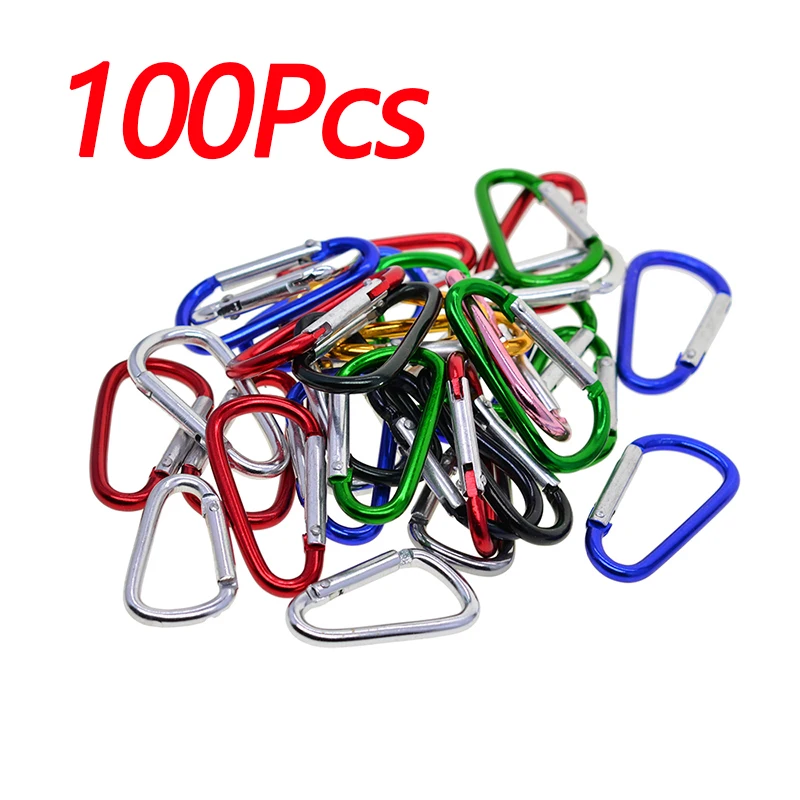 50/100pcs Buckle Aluminum Carabiner Spring Belt Clips Key Chain 4.6*2.5cm For Outdoor Activities Camping Fishing Hiking Travel
50/100pcs Buckle Aluminum Carabiner Spring Belt Clips Key Chain 4.6*2.5cm For Outdoor Activities Camping Fishing Hiking Travel