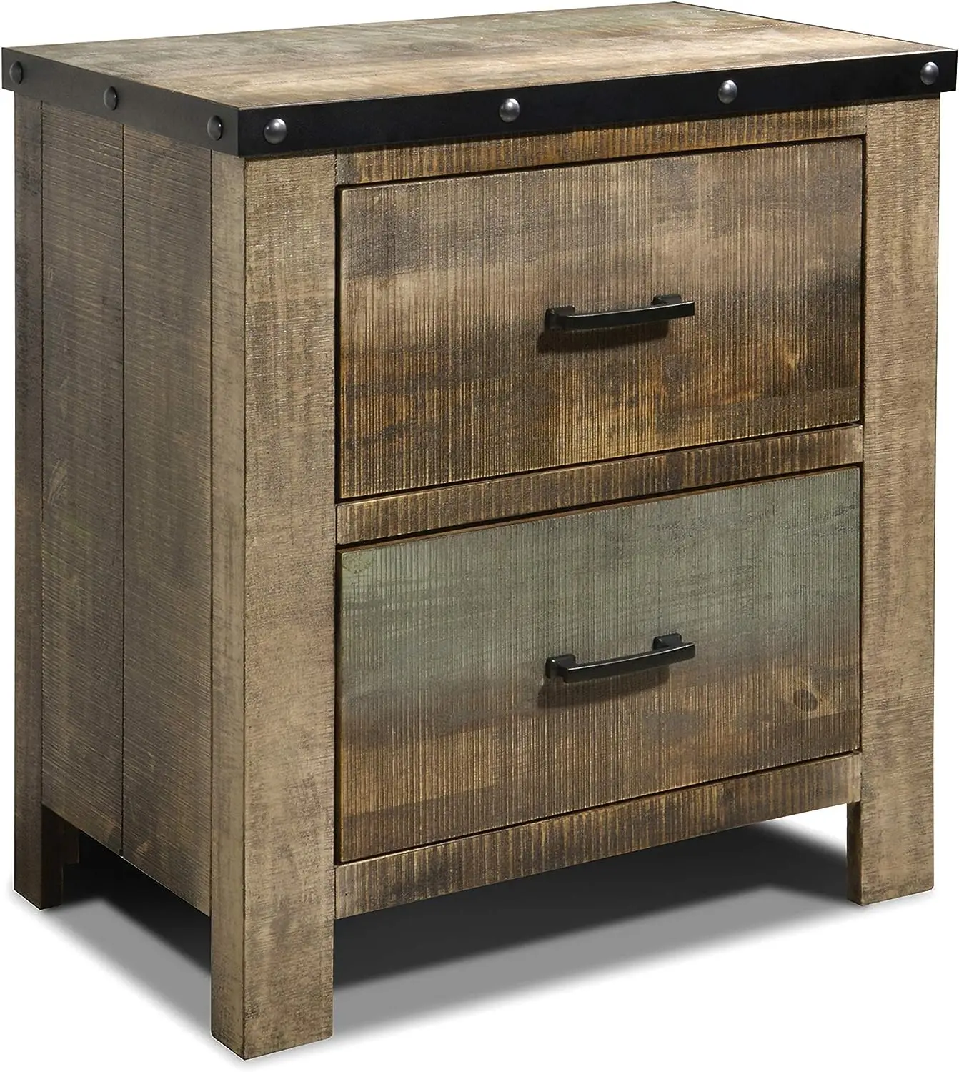 Furniture Sembene Nightstand Bedroom Bedside Table Storage Drawers Antique Multicolor 205092
Furniture Sembene Nightstand Bedroom Bedside Table Storage Drawers Antique Multicolor 205092