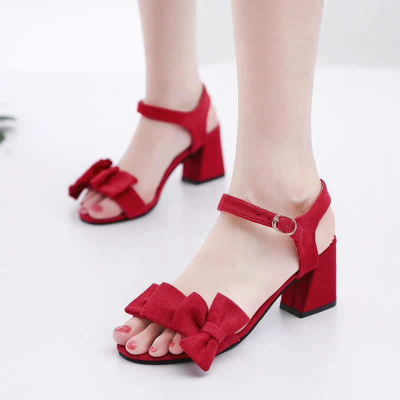 Fashion Women Sandals Summer Sexy Mature Female High Heels Shoes New Arrival Open Toe Ladies Footwear Bowknot Buckle Flock Pumps
Fashion Women Sandals Summer Sexy Mature Female High Heels Shoes New Arrival Open Toe Ladies Footwear Bowknot Buckle Flock Pumps