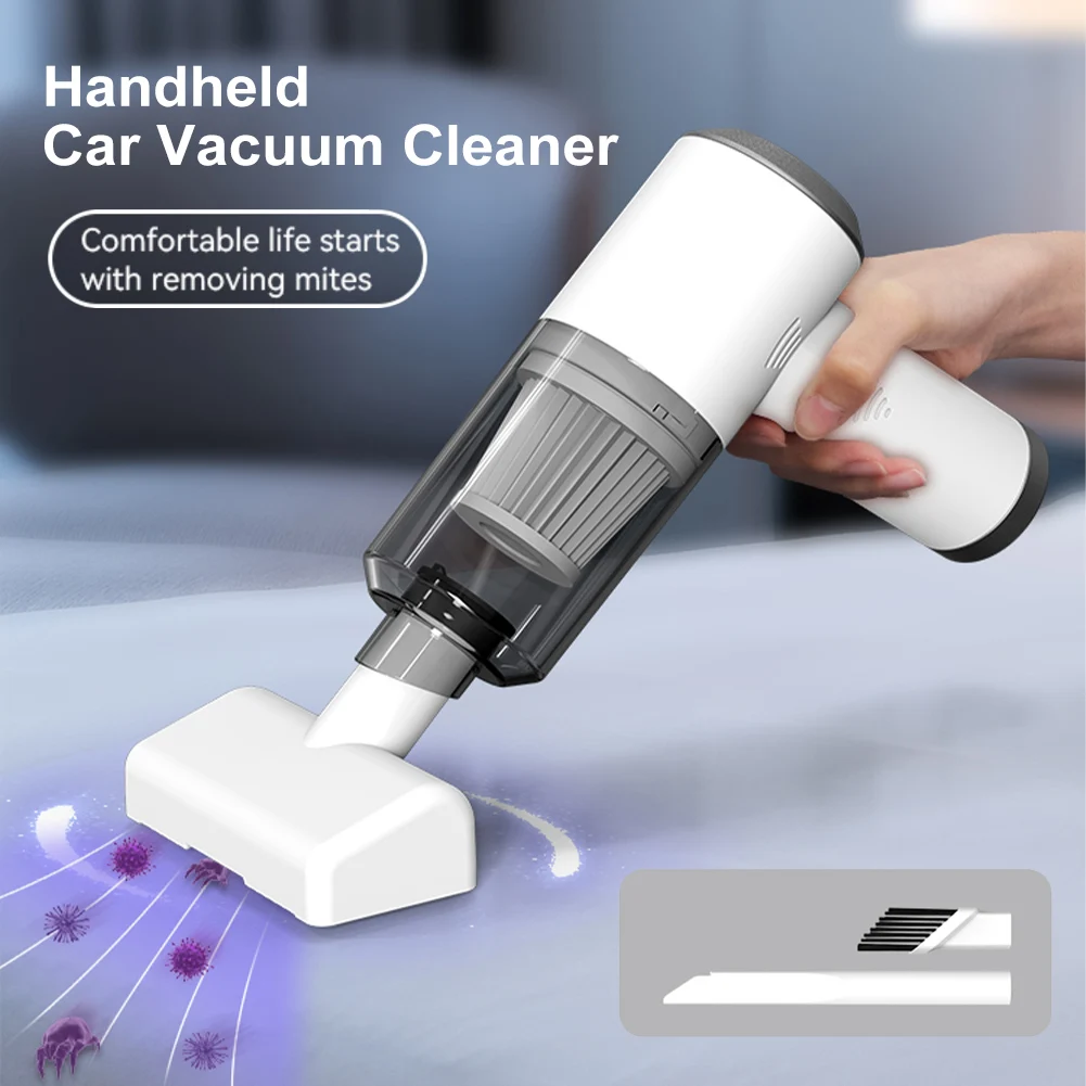 New 2000mAh Mini Handheld Car Vacuum Cleaner Portable Wireless Mite Removal Vacuum Cleaner Home Car Dual-purpose Cleaner
New 2000mAh Mini Handheld Car Vacuum Cleaner Portable Wireless Mite Removal Vacuum Cleaner Home Car Dual-purpose Cleaner