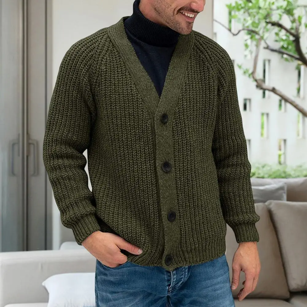 Men Cardigan Sweater Single-breasted V Neck Men Knitwear Autumn Winter Knitting Sweater Coat Streetwear Men's Clothing For Daily
Men Cardigan Sweater Single-breasted V Neck Men Knitwear Autumn Winter Knitting Sweater Coat Streetwear Men's Clothing For Daily