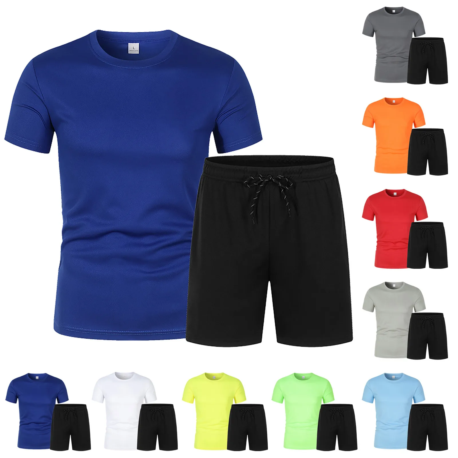 Men'S Summer Breathable Anti Wrinkle Two Piece Breathable Volume T Shirt Shorts Set And Prom Tux Kan Sui Dress Suit for Men
Men'S Summer Breathable Anti Wrinkle Two Piece Breathable Volume T Shirt Shorts Set And Prom Tux Kan Sui Dress Suit for Men