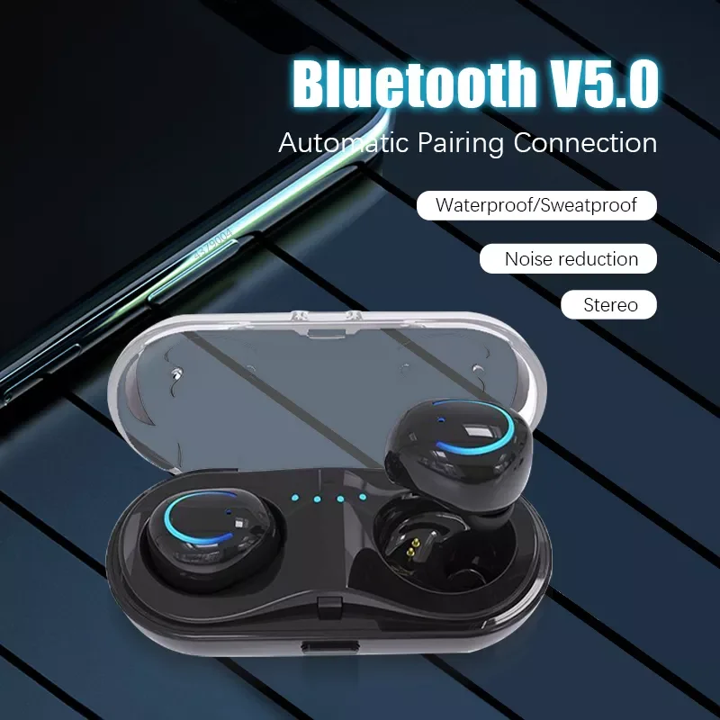 CSR High end TWS Earphone Wireless Bluetooth 5.0 Headphones Waterproof Sport Headsets Noise Reduction Earbuds with Mic
CSR High end TWS Earphone Wireless Bluetooth 5.0 Headphones Waterproof Sport Headsets Noise Reduction Earbuds with Mic