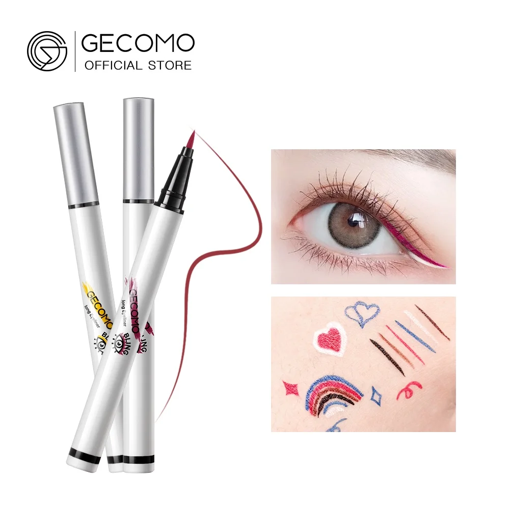 GECOMO Liquid Eyeliner Waterproof Long-lasting Smooth Eyeliner Beginner Female Eye Makeup Beauty Tools Not Easy To Smudge
GECOMO Liquid Eyeliner Waterproof Long-lasting Smooth Eyeliner Beginner Female Eye Makeup Beauty Tools Not Easy To Smudge