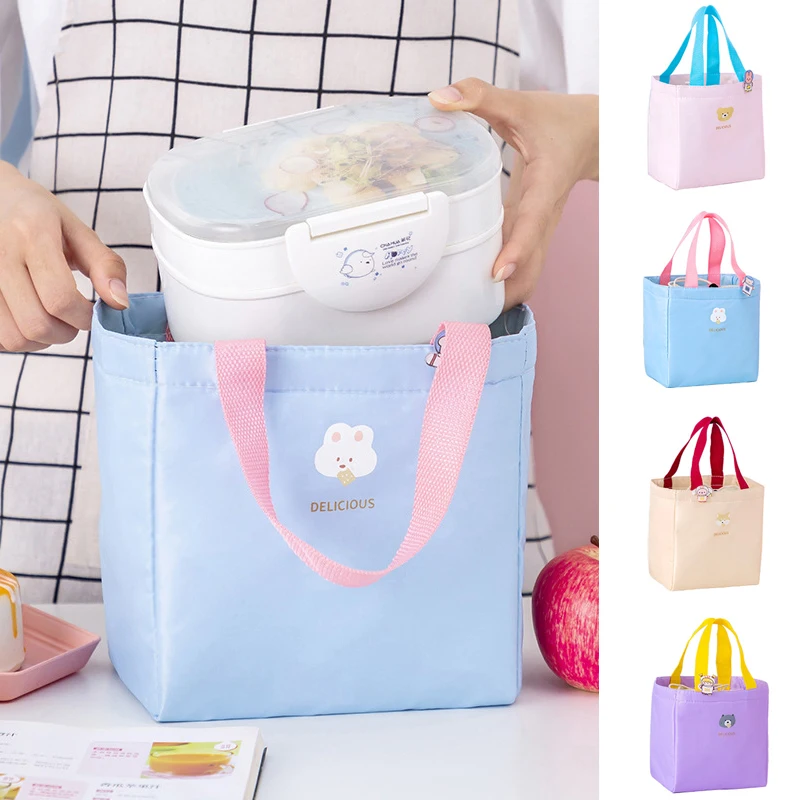 Portable Thermal Lunch Box Bags for Women Kids Student Food Storage Handbags Travel Picnic Pouch Insulated Cooler Bento Bag
Portable Thermal Lunch Box Bags for Women Kids Student Food Storage Handbags Travel Picnic Pouch Insulated Cooler Bento Bag