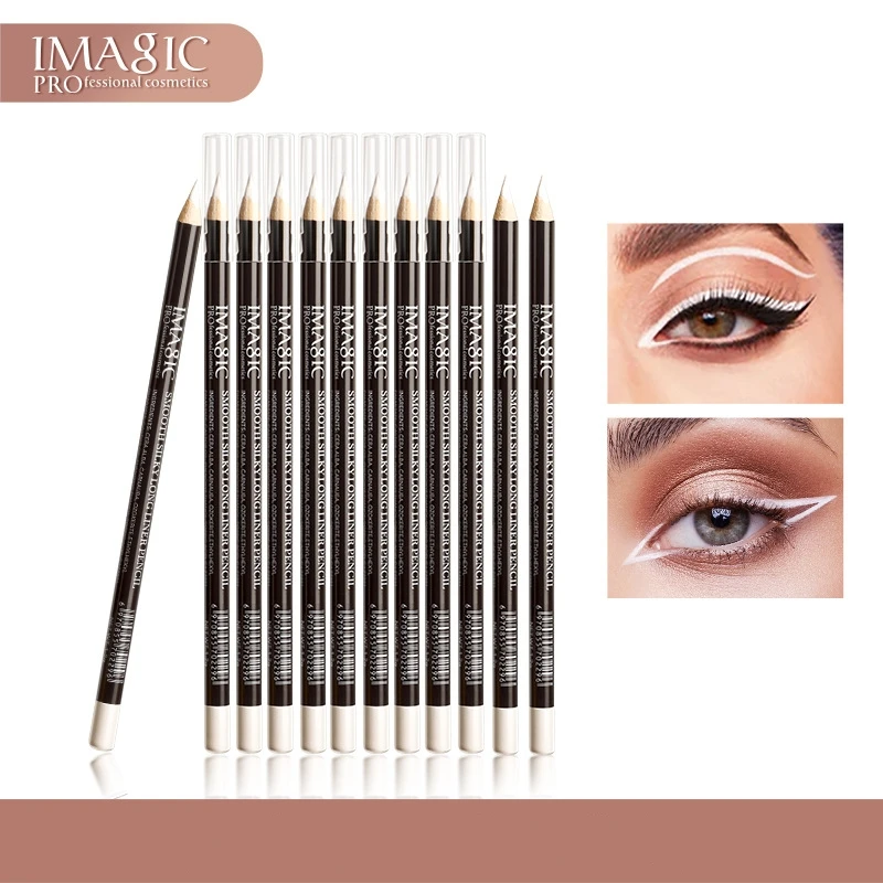 IMAGIC Wooden Pole White Eyeliner Holding Makeup Not Easy To Smudge Waterproof Sweatproof Lying Silkworm Eyeliner Foreign Makeup
IMAGIC Wooden Pole White Eyeliner Holding Makeup Not Easy To Smudge Waterproof Sweatproof Lying Silkworm Eyeliner Foreign Makeup