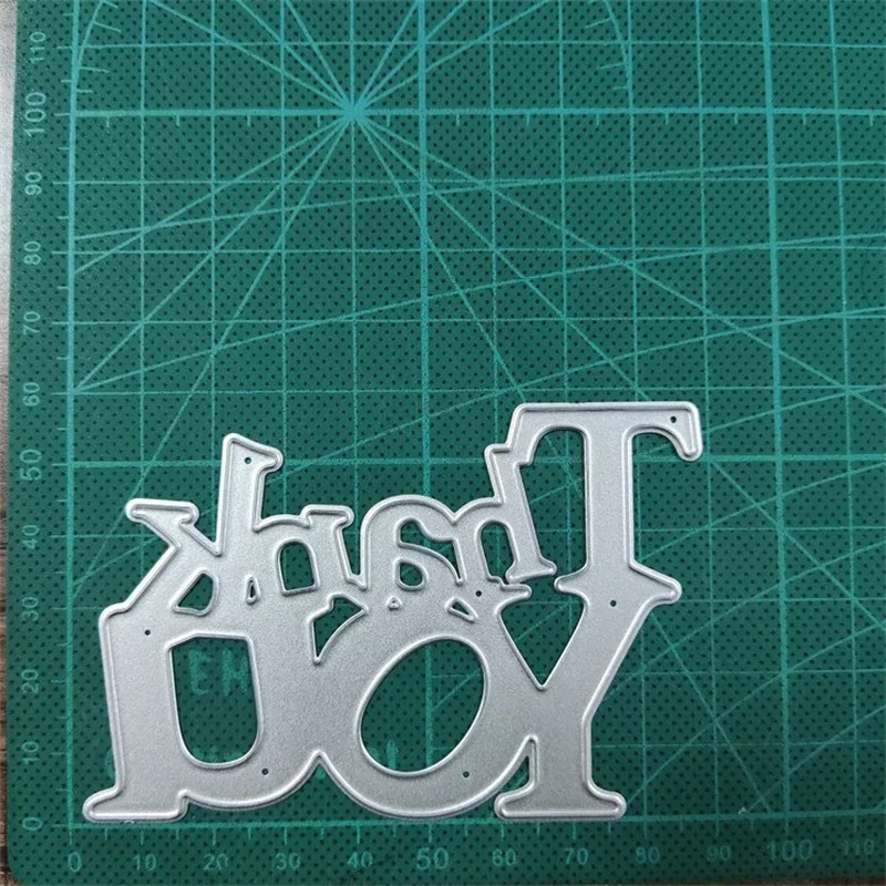 Thank You English Letters Metal Cutting Die For DIY Embossing Paper Photo Album Gift Cards Making Scrapbooking Craft New Die
Thank You English Letters Metal Cutting Die For DIY Embossing Paper Photo Album Gift Cards Making Scrapbooking Craft New Die