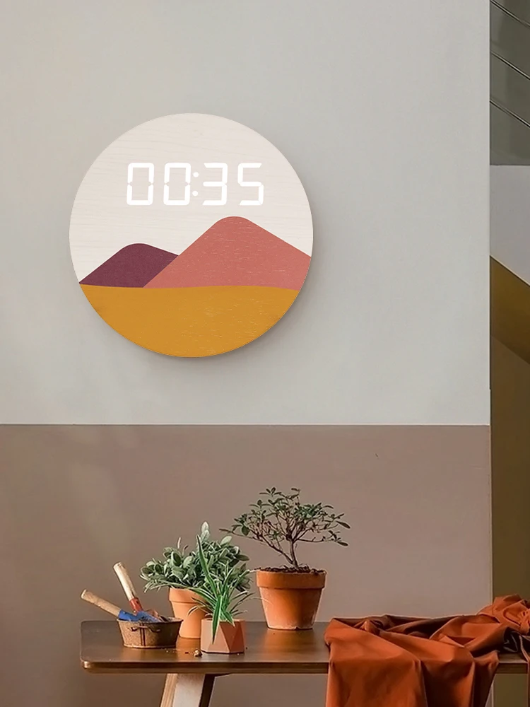 Small Digital Wall Clocks Electronic Modern Wooden Home Quiet Wall Clocks Creative Round Decoration Murale Salon Decor OC50GZ
Small Digital Wall Clocks Electronic Modern Wooden Home Quiet Wall Clocks Creative Round Decoration Murale Salon Decor OC50GZ