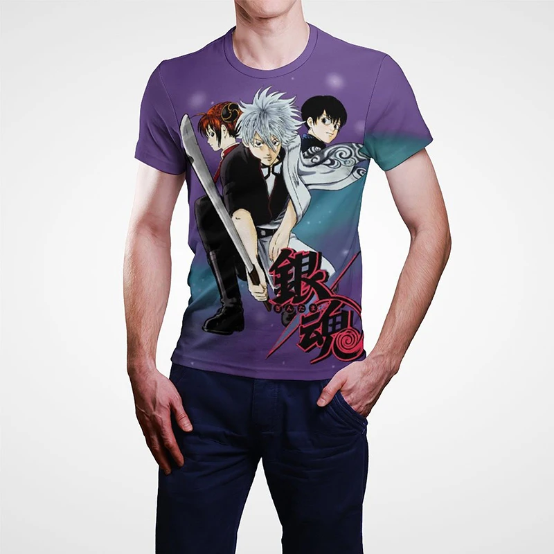 Anime Gintama 3D Print T-Shirt Men Women Casual Short Sleeve Cool Boy Girl Kids Summer Cartoon Tops Fashion T Shirt
Anime Gintama 3D Print T-Shirt Men Women Casual Short Sleeve Cool Boy Girl Kids Summer Cartoon Tops Fashion T Shirt