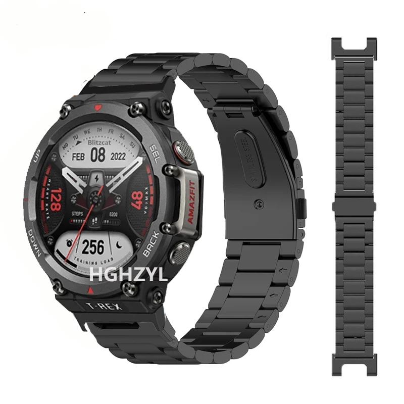 Watch Band For Amazfit T Rex 2 Pro Smart Watch Strap Metal Stainless Steel Bracelet For Huami Amazfit T Rex Wrist Band
Watch Band For Amazfit T Rex 2 Pro Smart Watch Strap Metal Stainless Steel Bracelet For Huami Amazfit T Rex Wrist Band