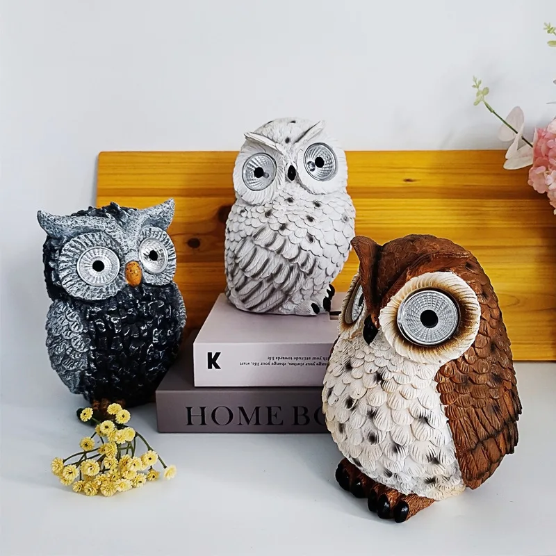 Solar Owl Figurines LED Lights Ornaments Garden Courtyard Resin Creative Landscape Lights for Home Outdoor Decor Crafts Statue
Solar Owl Figurines LED Lights Ornaments Garden Courtyard Resin Creative Landscape Lights for Home Outdoor Decor Crafts Statue