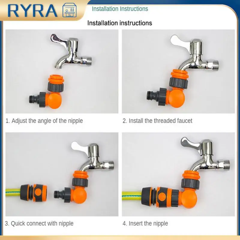 Work Efficiently Rotatable Water Tap 4-point Fast Water Connection Quick Installation Water Control Valve 1/2 Coated Water Pipe
Work Efficiently Rotatable Water Tap 4-point Fast Water Connection Quick Installation Water Control Valve 1/2 Coated Water Pipe