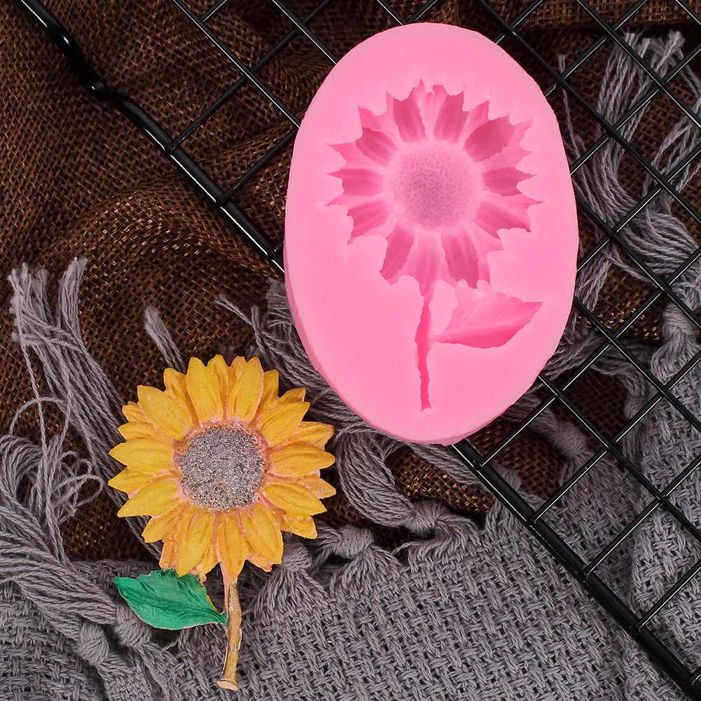 Sunflower Shaped Fondant Silicone Mold DIY Cake Baking Tool Sugar Kitchen Chocolate Mold Cake Decorating Tools
Sunflower Shaped Fondant Silicone Mold DIY Cake Baking Tool Sugar Kitchen Chocolate Mold Cake Decorating Tools