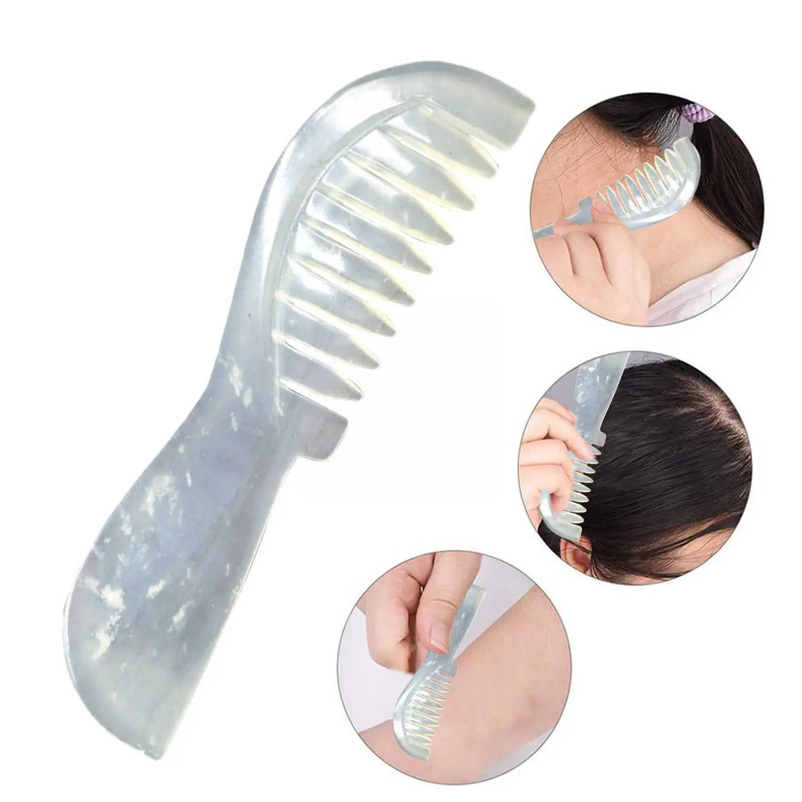 Hair Meridian Massage Jade Comb Xiuyu Scraping Board Scraping Circulation Antistatic Comb Smooth Blood Whole Meridian Hair S4H0
Hair Meridian Massage Jade Comb Xiuyu Scraping Board Scraping Circulation Antistatic Comb Smooth Blood Whole Meridian Hair S4H0