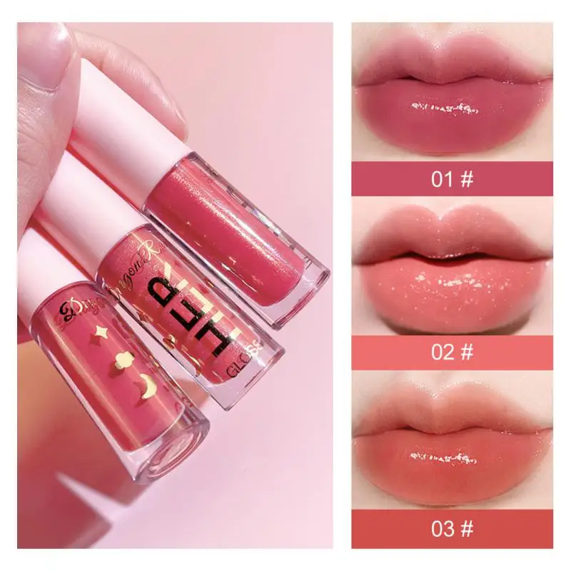 Pink Clear Mirror Water Lip Gloss Lip Glaze Transparent Waterproof Glossy Liquid Lipstick Red Lip Moisturizing Tint Makeup
Pink Clear Mirror Water Lip Gloss Lip Glaze Transparent Waterproof Glossy Liquid Lipstick Red Lip Moisturizing Tint Makeup
