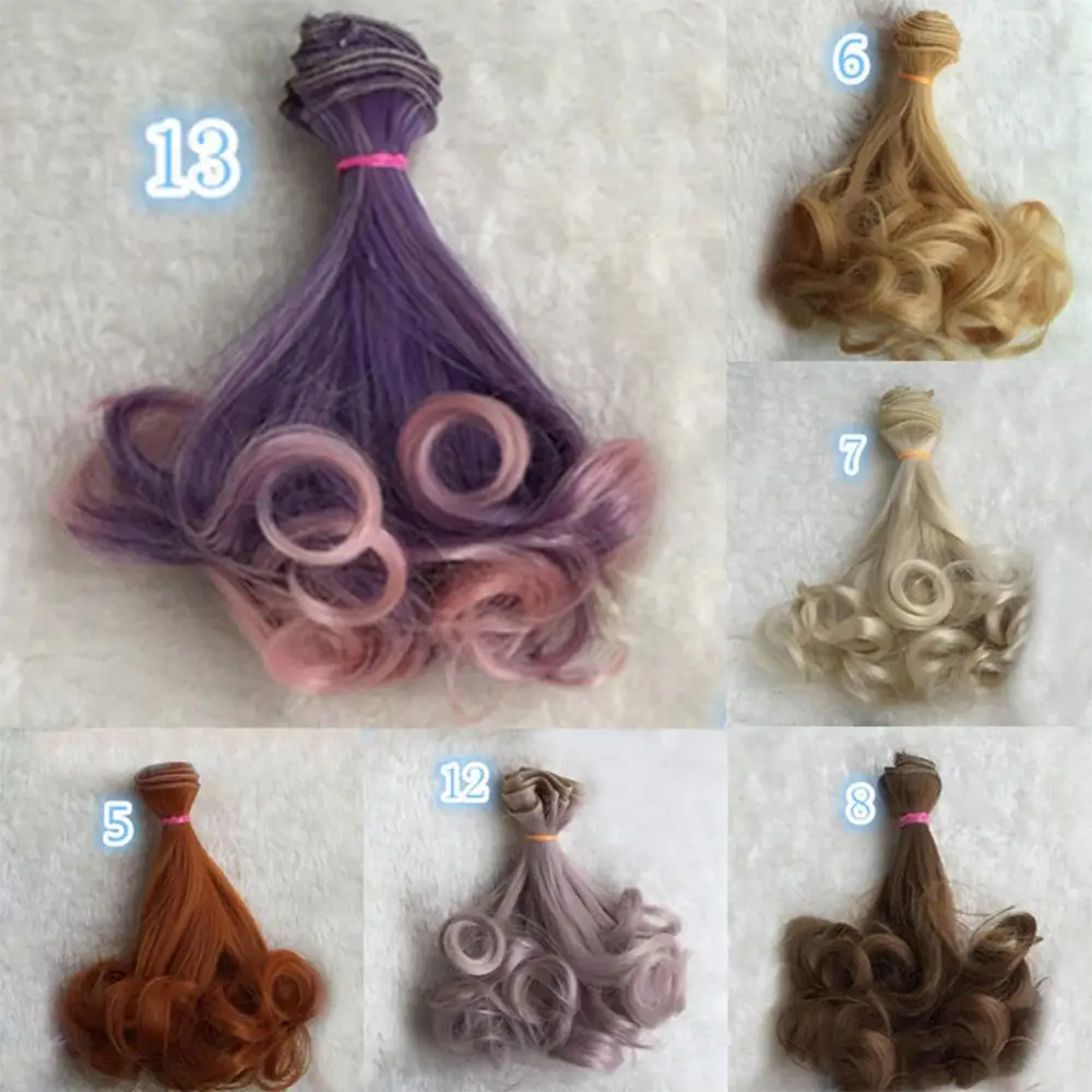 DIY AD SD doll hair bjd high temperature silk wig hair curly doll tress wigs 15cm hair for dolls
DIY AD SD doll hair bjd high temperature silk wig hair curly doll tress wigs 15cm hair for dolls
