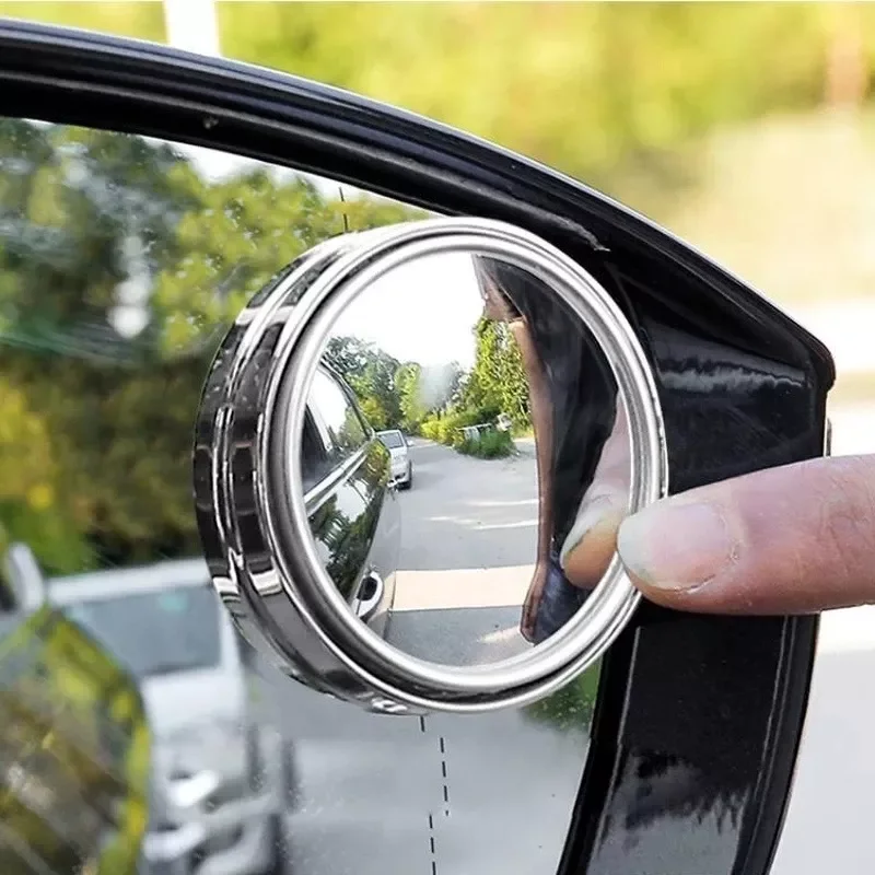 Round Frame Convex Blind Spot Mirror Wide-angle 360 Degree Adjustable Clear Rearview Auxiliary Mirror Driving Safety 
Round Frame Convex Blind Spot Mirror Wide-angle 360 Degree Adjustable Clear Rearview Auxiliary Mirror Driving Safety