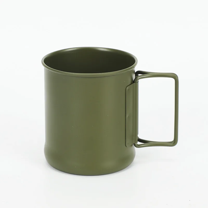 Stainless Steel Cup Camping Cup Easy To Clean Outdoor Camping Industrial Style Beer Cup Portable Drink Cups with Foldable Handle 
Stainless Steel Cup Camping Cup Easy To Clean Outdoor Camping Industrial Style Beer Cup Portable Drink Cups with Foldable Handle