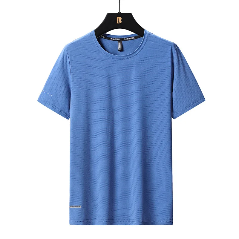 Ice quick-dry T-shirt mens summer thin half-sleeved shirt plus fat size T-shirt fat cool short-sleeved white
Ice quick-dry T-shirt mens summer thin half-sleeved shirt plus fat size T-shirt fat cool short-sleeved white