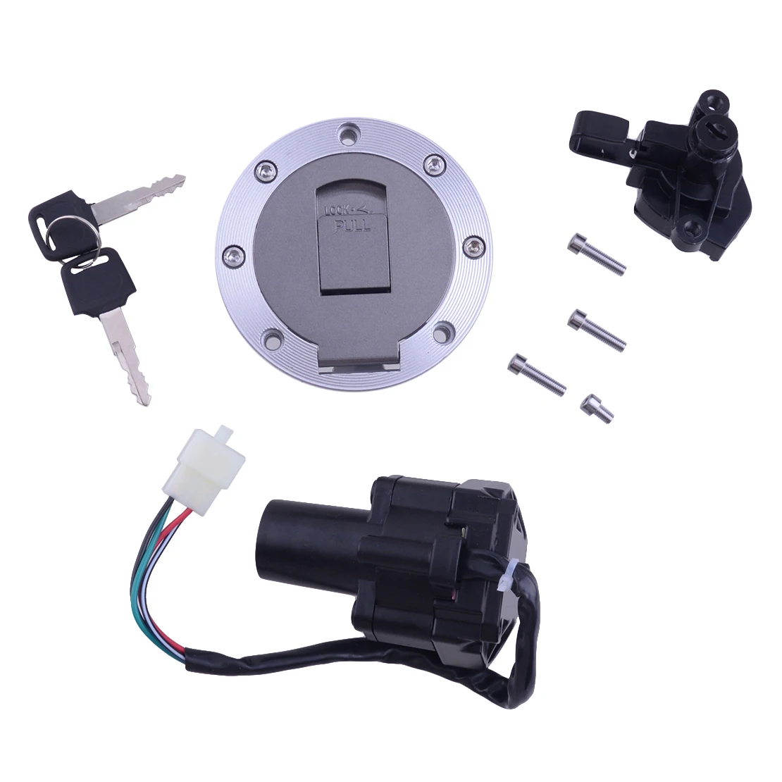 DWCX 1 Set Motorcycle Ignition Switch Lock Gas Fuel Cap Key Fit for Yamaha XJR600 XJR400 YZF1000R YZF600R 1998 1997
DWCX 1 Set Motorcycle Ignition Switch Lock Gas Fuel Cap Key Fit for Yamaha XJR600 XJR400 YZF1000R YZF600R 1998 1997