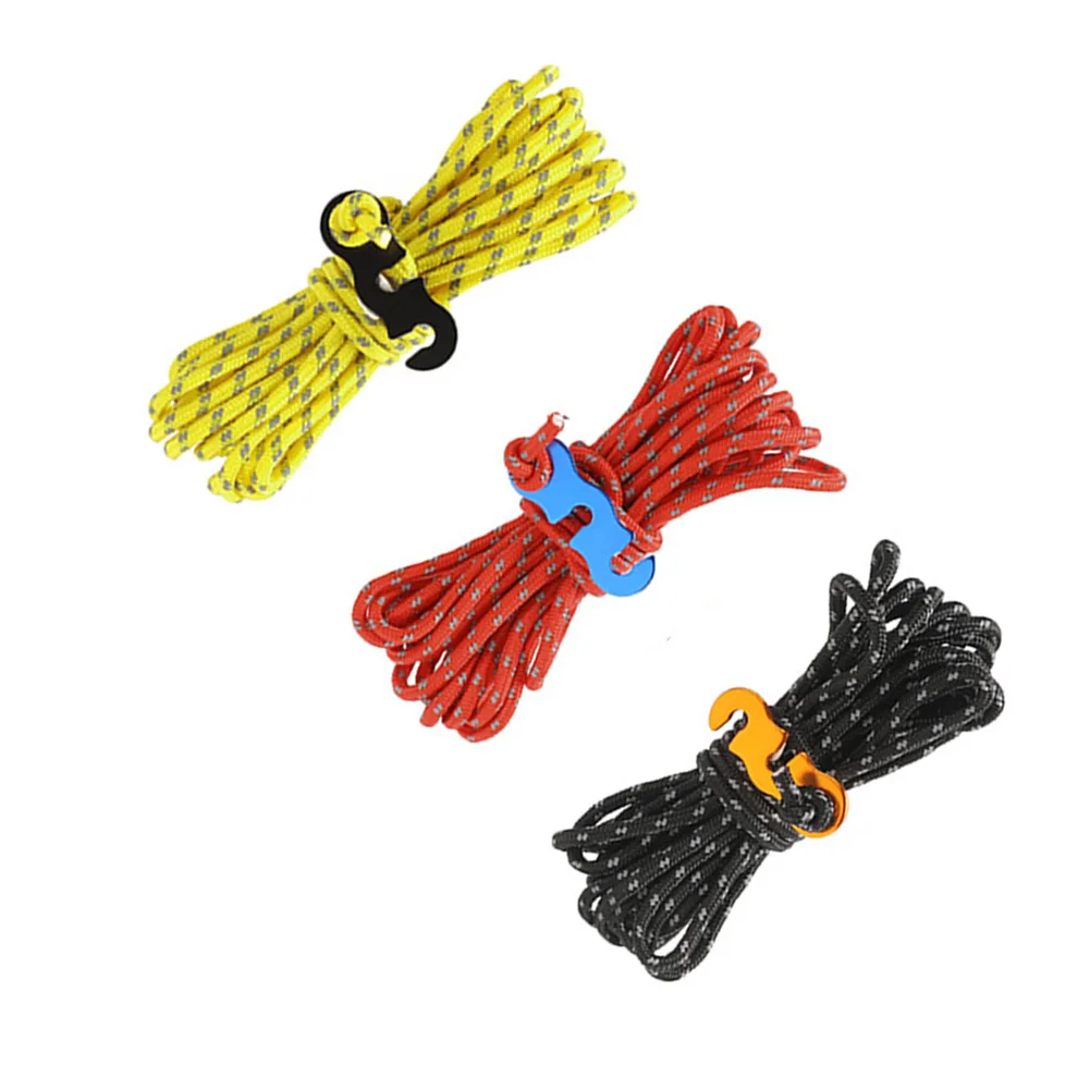 4Pcs 4m Reflective Paracord Tent Cord Outdooe Camping Awning Rope Runner Guy Line Multifunction Lanyard Hiking Tool Accessories
4Pcs 4m Reflective Paracord Tent Cord Outdooe Camping Awning Rope Runner Guy Line Multifunction Lanyard Hiking Tool Accessories