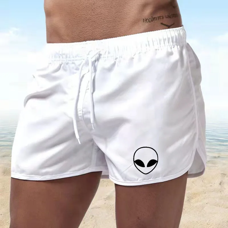 Pocket Swimming Shorts Men's Beach Alien Print Breathable Shorts Casual Fitness Fast Dry Beachwear Male Jogging Sportswear
Pocket Swimming Shorts Men's Beach Alien Print Breathable Shorts Casual Fitness Fast Dry Beachwear Male Jogging Sportswear