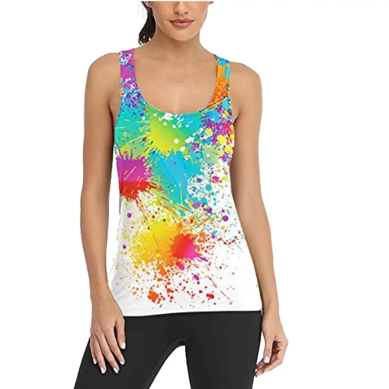 Colorful Tie Dye Leopard Flamingo 3D Print Tank Top Woman Streetwear Y2k Tops Girl Oversized O-Neck Sleeveless Vest Off Shoulder
Colorful Tie Dye Leopard Flamingo 3D Print Tank Top Woman Streetwear Y2k Tops Girl Oversized O-Neck Sleeveless Vest Off Shoulder