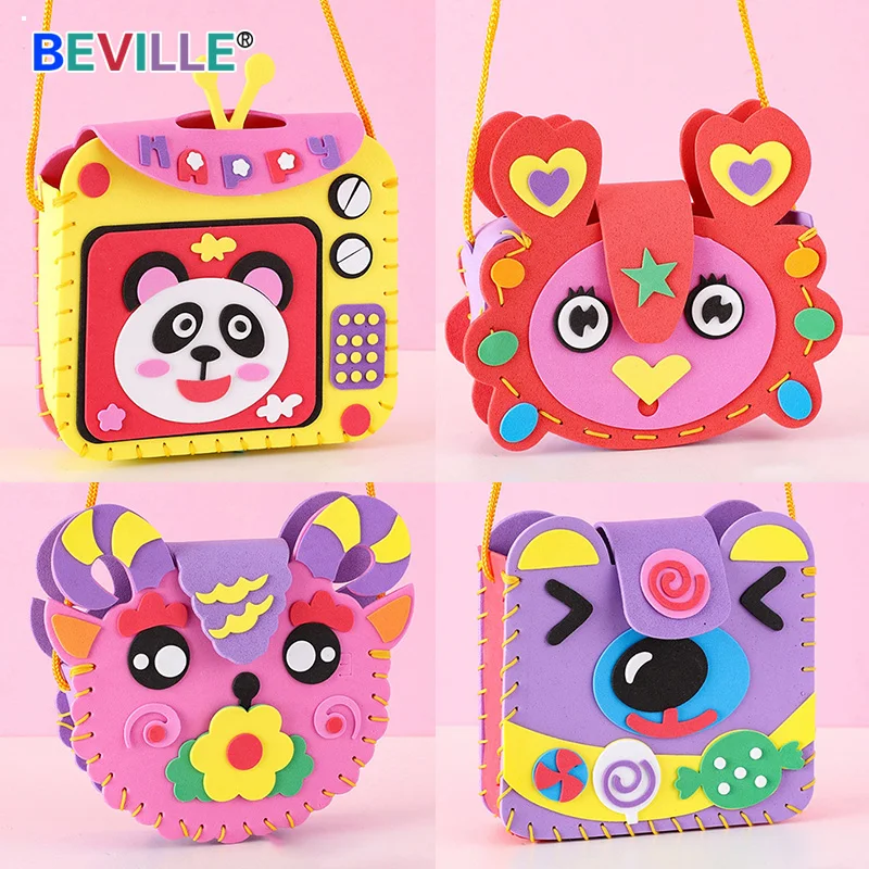 Children DIY Non-Woven Fabric Handbag Kids Handmade Craft Toy Mini Colorful Cartoon Fabrication Bag Arts Crafts Educational Toys
Children DIY Non-Woven Fabric Handbag Kids Handmade Craft Toy Mini Colorful Cartoon Fabrication Bag Arts Crafts Educational Toys
