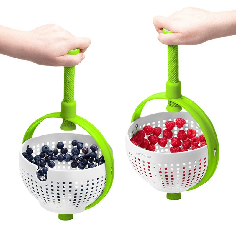 Easy-To-Use Salad Spinner Scratch Resistant Nylon Spinning Colander Vegetable Spinner Colander with Collapsible Handle
Easy-To-Use Salad Spinner Scratch Resistant Nylon Spinning Colander Vegetable Spinner Colander with Collapsible Handle