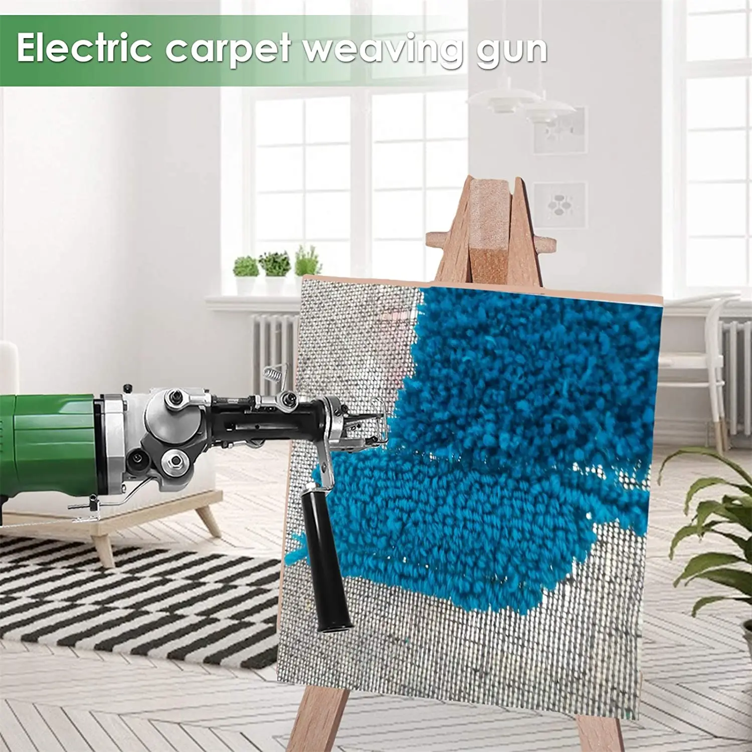 240W Electric Carpet Tufting Gun Carpet Weaving Tufting Gun Handheld Rug Tufting Machines Rug Making Tools Cut Pile Loop Pile
240W Electric Carpet Tufting Gun Carpet Weaving Tufting Gun Handheld Rug Tufting Machines Rug Making Tools Cut Pile Loop Pile