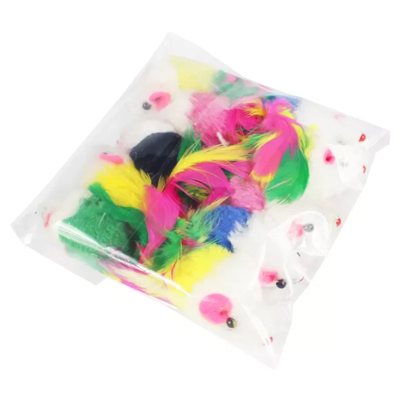 Soft Fleece False Mouse Cat Toys Colorful Feather Funny Playing Toys For Cats Kitten Interactive Ball Cat Toy Catnip
Soft Fleece False Mouse Cat Toys Colorful Feather Funny Playing Toys For Cats Kitten Interactive Ball Cat Toy Catnip